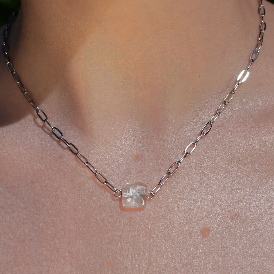 3x-Bergkristall-Spar-Set Silber - CrystalMind